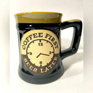 Abbott Coffee  First Beer Later - Dad/Man's Mug